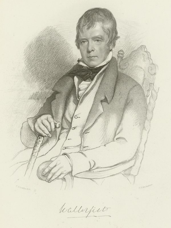 Sör Walter Scott by Charles Robert Leslie