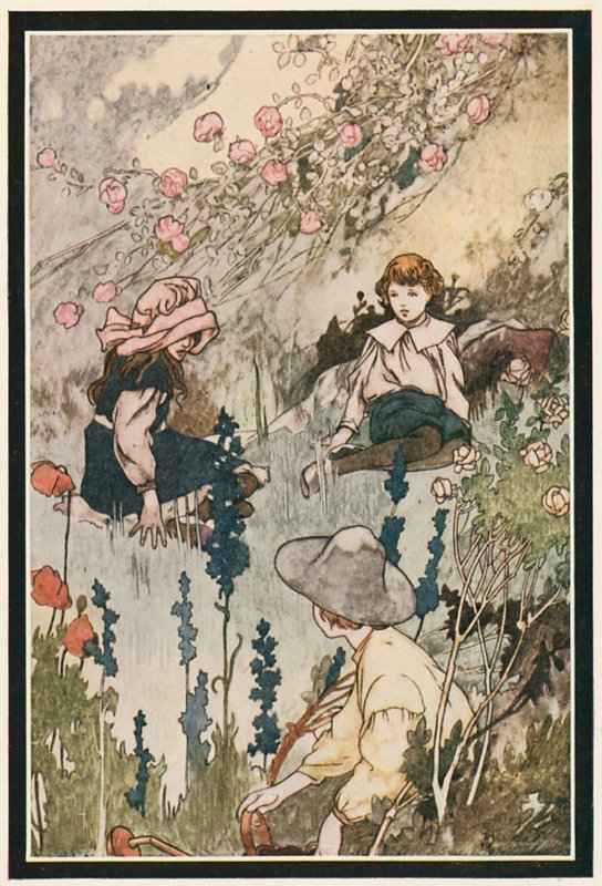 He would Lie on the Grass Watching things Growing  by Charles Robinson