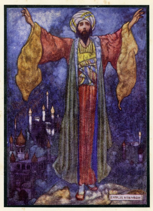 Ömer Hayyam Rubaileri için İllüstrasyon by Charles Robinson
