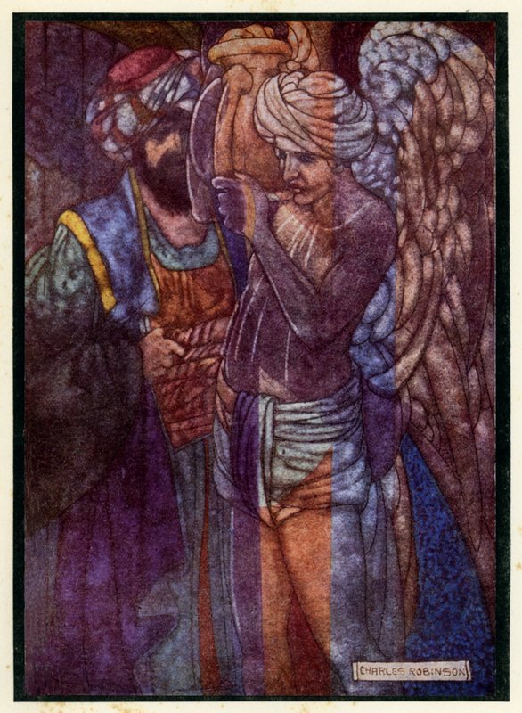 Ömer Hayyam Rubaileri için İllüstrasyon by Charles Robinson
