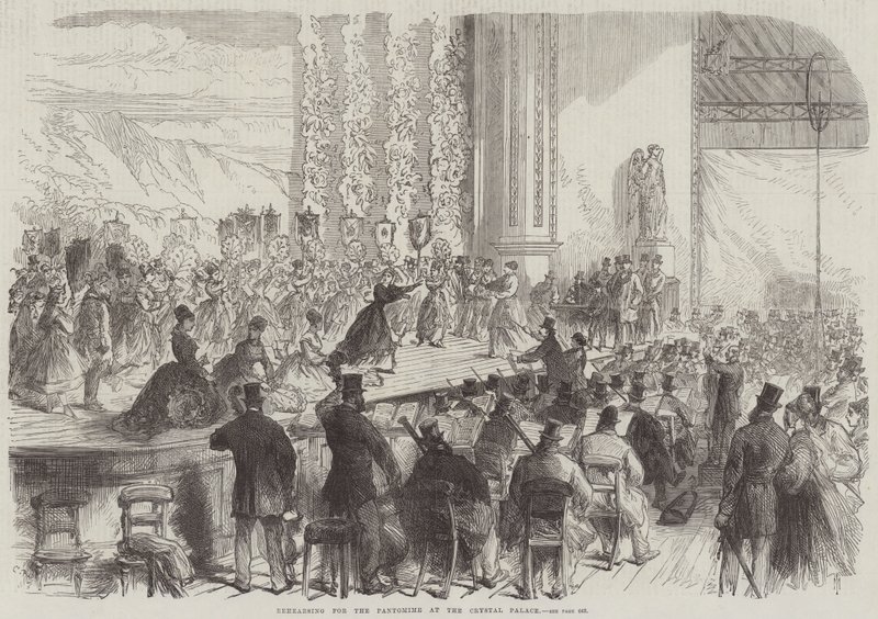 Kristal Saray'da Pandomim provası by Sir John Charles Robinson