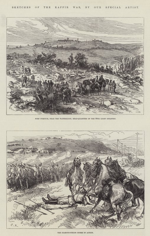 Kafir Savaşı'nın Eskizleri by Sir John Charles Robinson