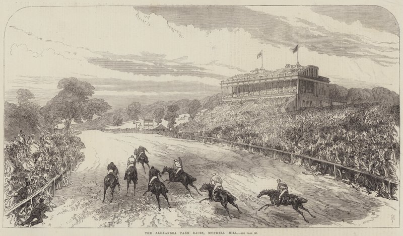 Alexandra Park Yarışları, Muswell Tepesi by Sir John Charles Robinson