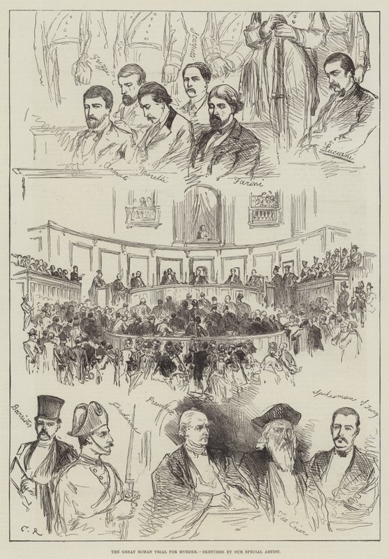 Cinayet için Büyük Roma Davası by Sir John Charles Robinson