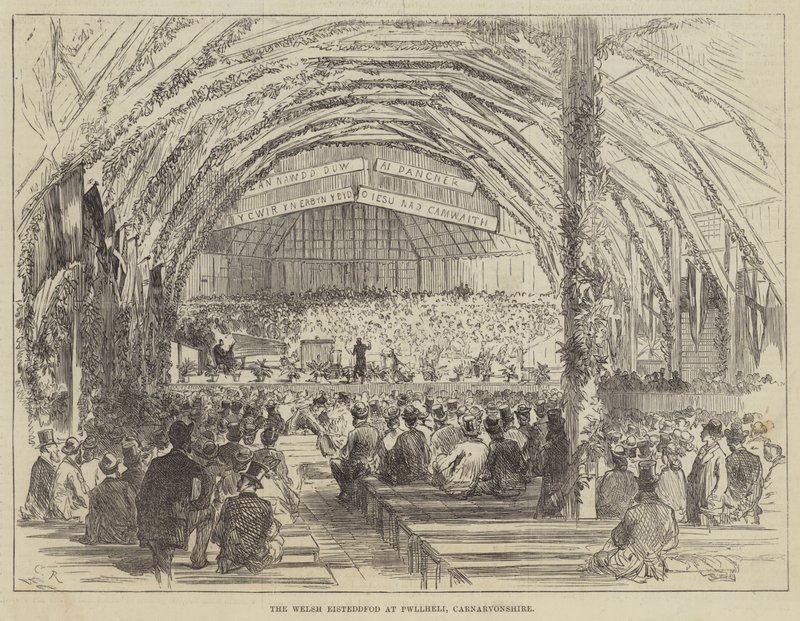 Galce Eisteddfod, Pwllheli, Carnarvonshire