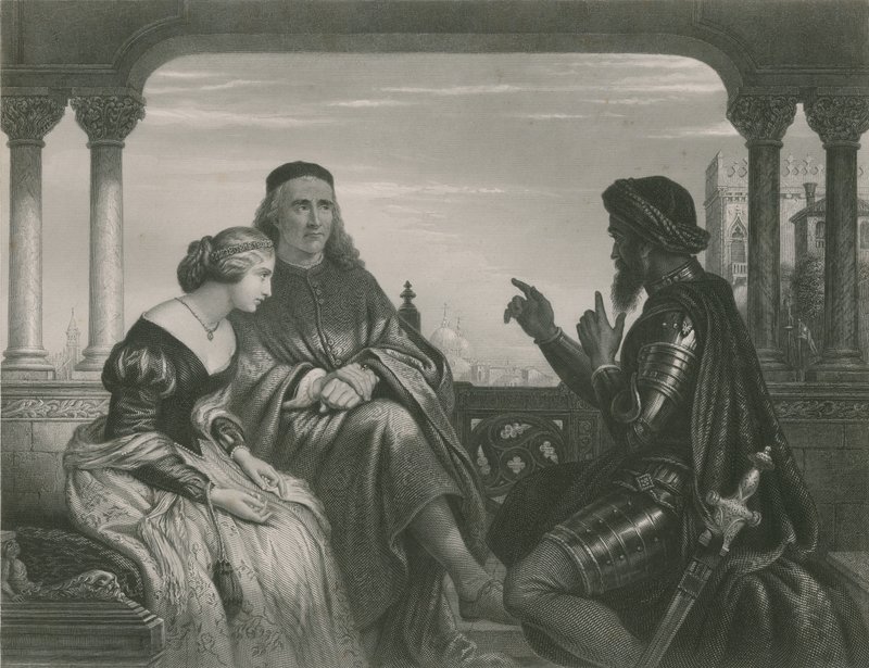 Othello Maceralarını Anlatıyor, Othello by Charles West Cope