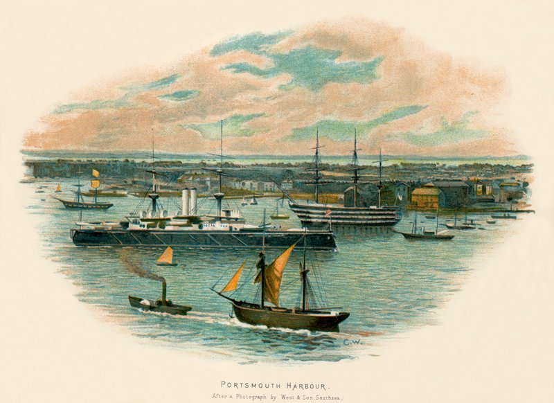 Portsmouth limanı by Charles Wilkinson