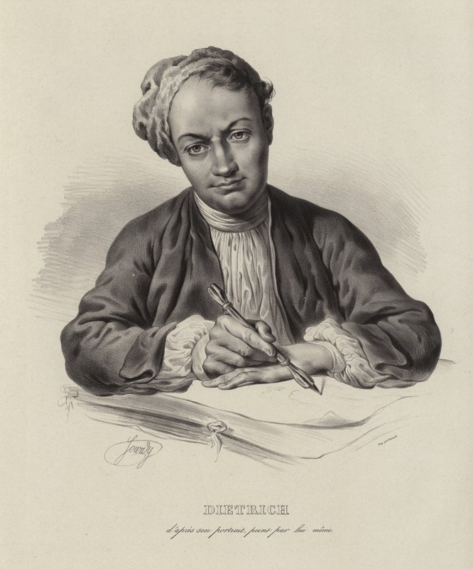 Christian Wilhelm Ernst Dietrich, Alman sanatçı by Christian Wilhelm Ernst Dietrich