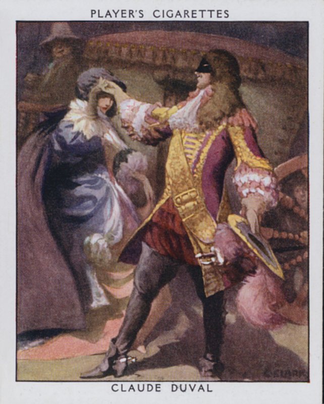 Claude Duval (renkli taş) by Christopher (after) Clark