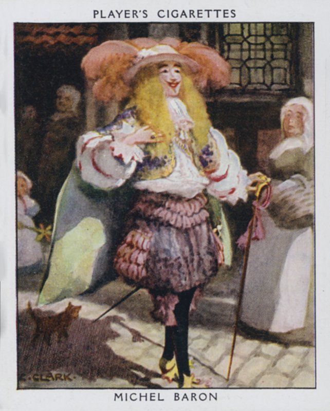 Michel Baron (renkli taş) by Christopher (after) Clark