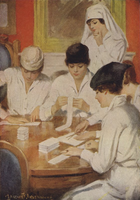 Kızıl Haç için Kompres Hazırlama by Clarence F. Underwood