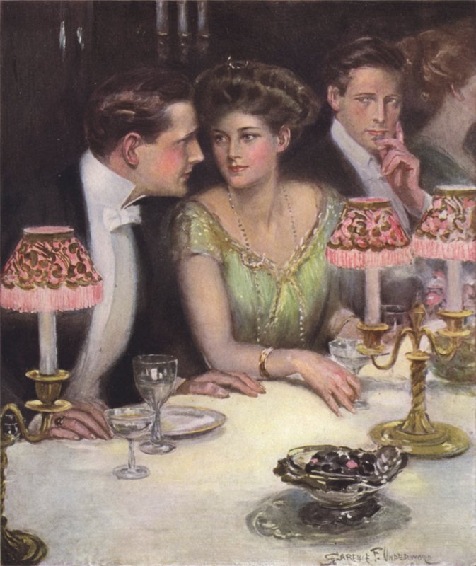 Akşam yemeğinde sadece ikisi by Clarence F. Underwood