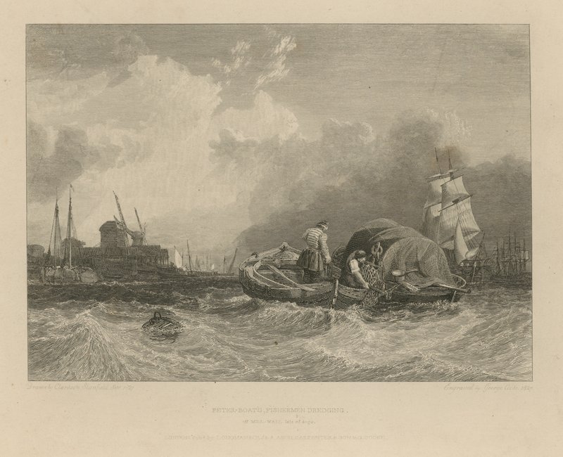 Peter, balıkçıları Millwall açıklarında tarıyor by Clarkson Frederick Stanfield
