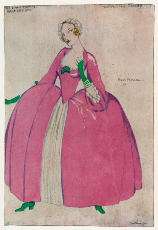 Dilenci Operası, Polly Peachum by Claud Lovat Fraser