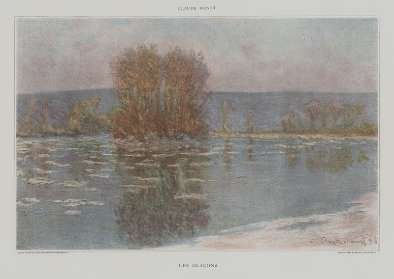 Buz küpleri by Claude Monet