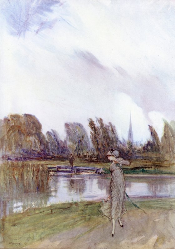 John Keats, Parmak Ucunda Durdum by Claude Shepperson