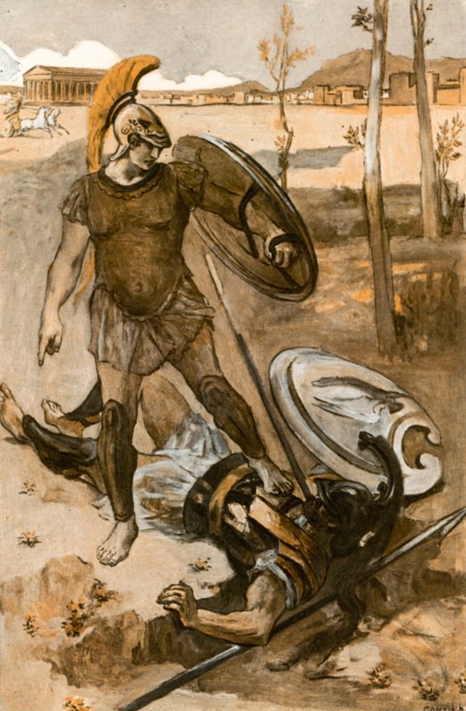 Homeros'tan İlyada için İllüstrasyon by Clement Goutier