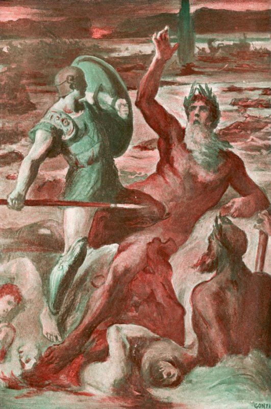 Homer tarafından İlyada için İllüstrasyon by Clement Goutier