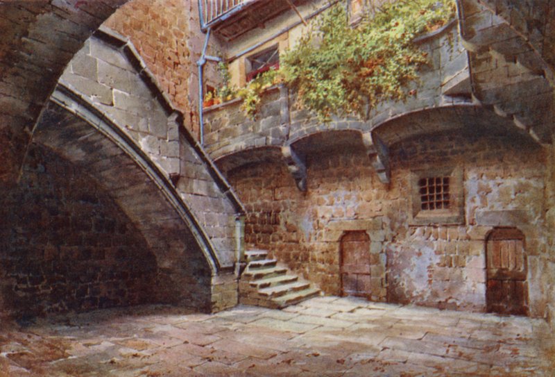 Palazzo Farnese Avlusu, Viterbo by Commendator Formilli