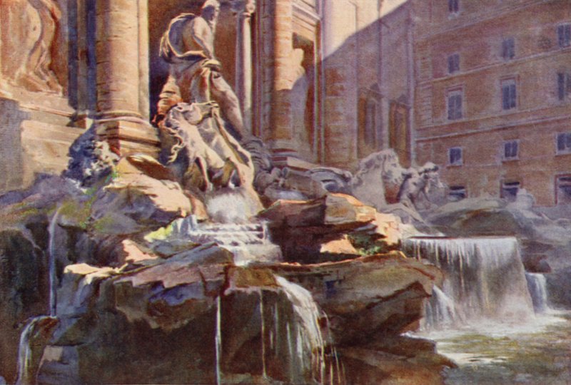 Trevi Çeşmesi, Roma by Commendator Formilli
