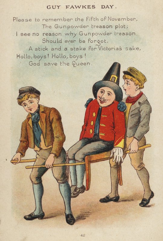 Tekerleme: Guy Fawkes Günü (chromolitho) by Constance Haslewood