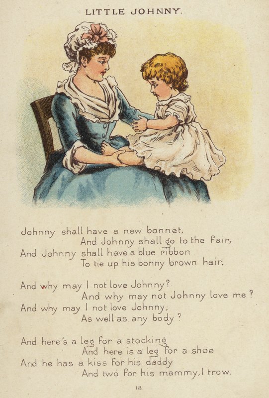 Tekerleme: Küçük Johnny (chromolitho) by Constance Haslewood