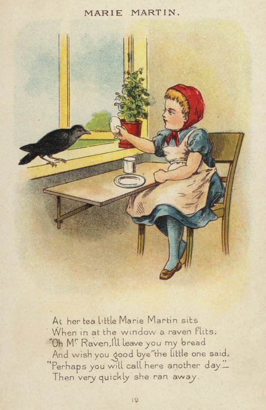 Tekerleme: Marie Martin (chromolitho) by Constance Haslewood