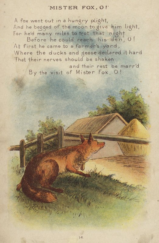 Tekerleme: Bay Fox, O! (kromolito) by Constance Haslewood