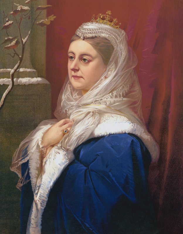 Winter - Queen Victoria  by Constant Joseph Brochart