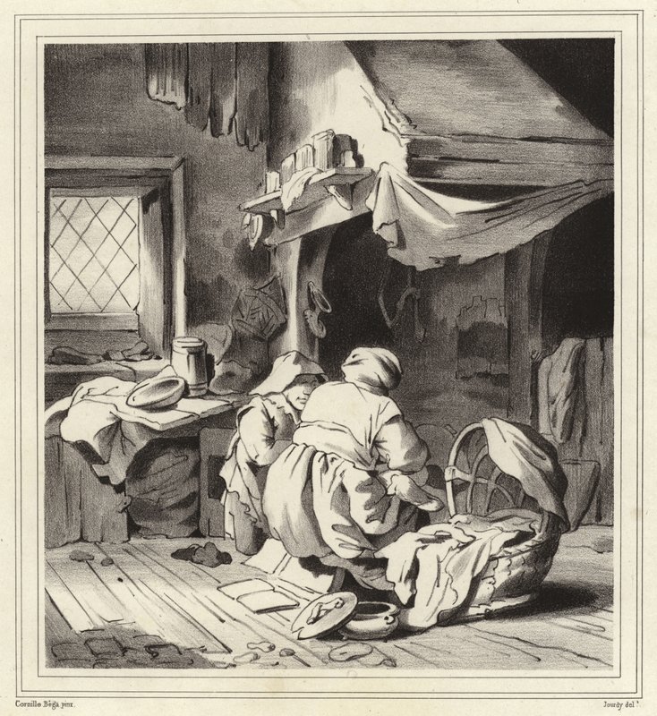 Dombey ve Oğul urki için illüstrasyon by Cornelis Pietersz Bega