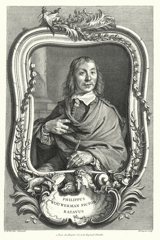 Philips Wouwerman, Hollandalı ressam by Cornelis after Visscher