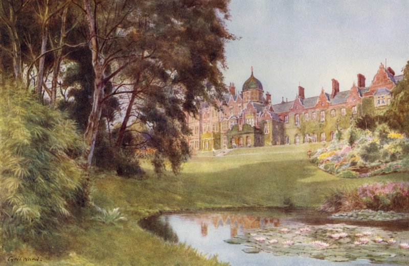 Gölün Bir Köşesi, Sandringham (renkli taş) by Cyril Ward