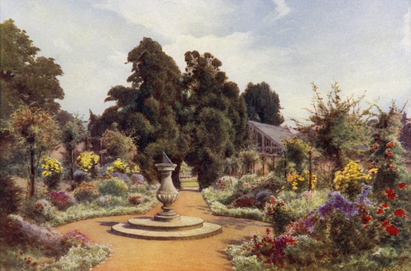 Eski Güneş Saati, Claremont (renkli taş) by Cyril Ward