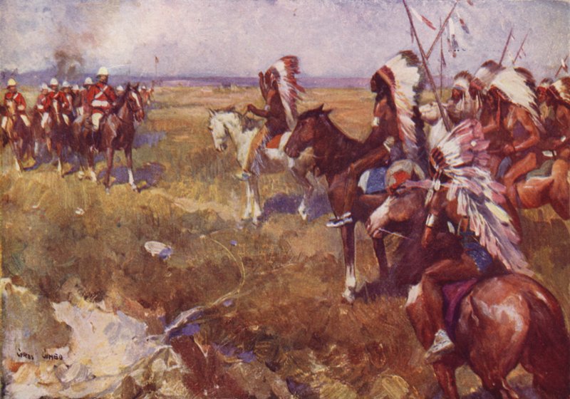 Kızıl Adamlar ve Beyaz Adamlar by Cyrus Cuneo