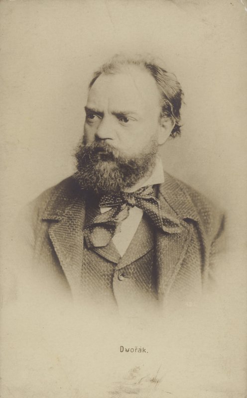 Antonin Dvorak, Çek besteci (1841-1904) by Czech Photographer