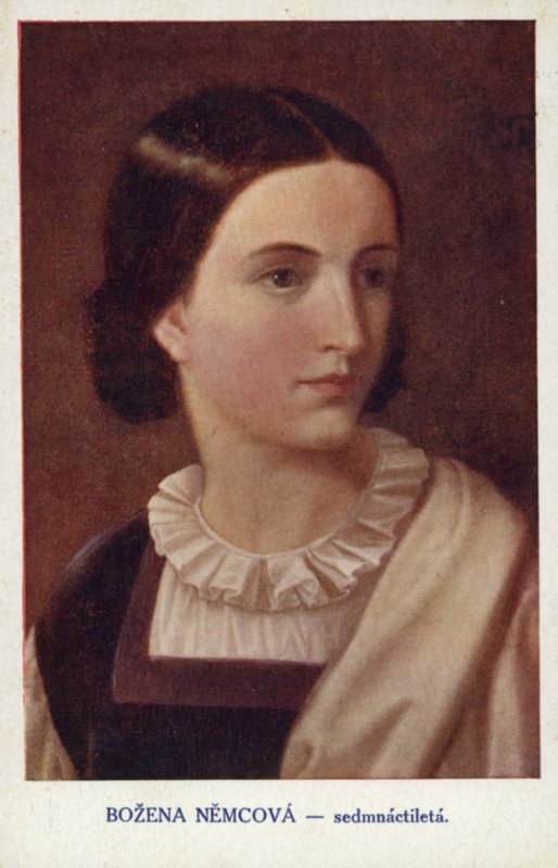 Bozena Nemcova (1820-1862), Çek yazar by Czech School