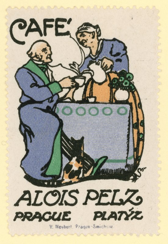 Cafe Alois Peltz, Prag by Czech School