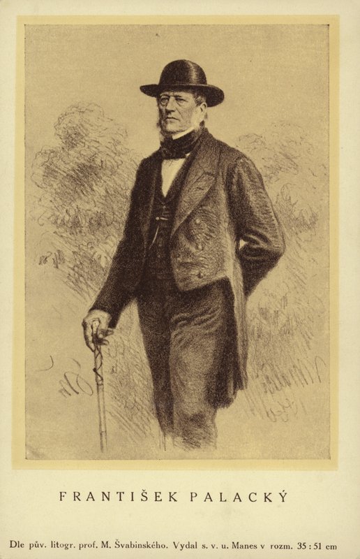 Frantisek Palacky (1798-1876), Çek tarihçi ve politikacı by Czech School