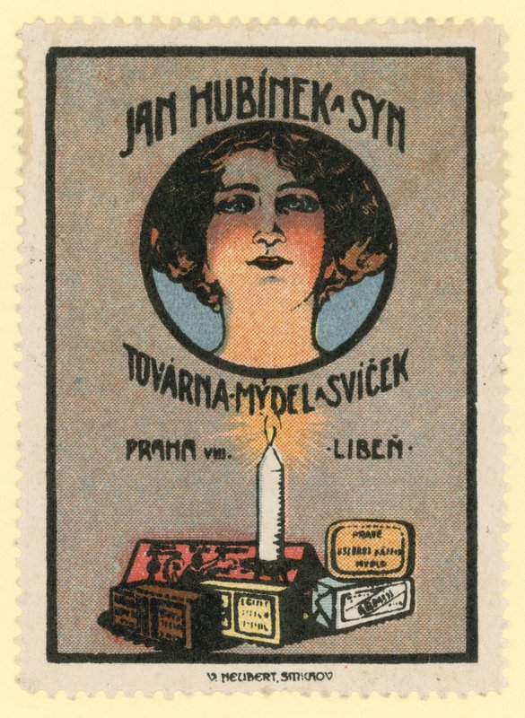Jan Hubinek ve Son sabun ve mum fabrikası by Czech School