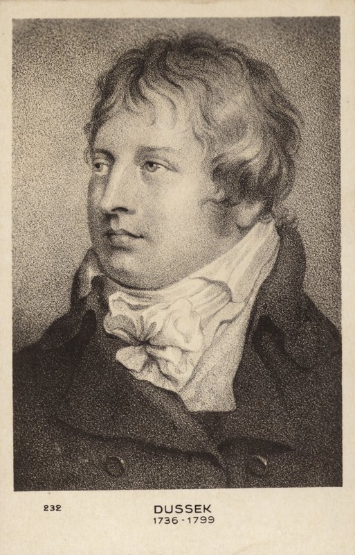 Jan Ladislav Dussek, Çek besteci ve piyanist (1760-1812) by Czech School