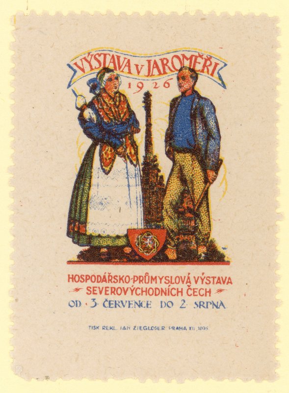 Kuzeydoğu Bohemya Ekonomik ve Endüstriyel Fuarı, Jaromer, Çekoslovakya, 1926 by Czech School