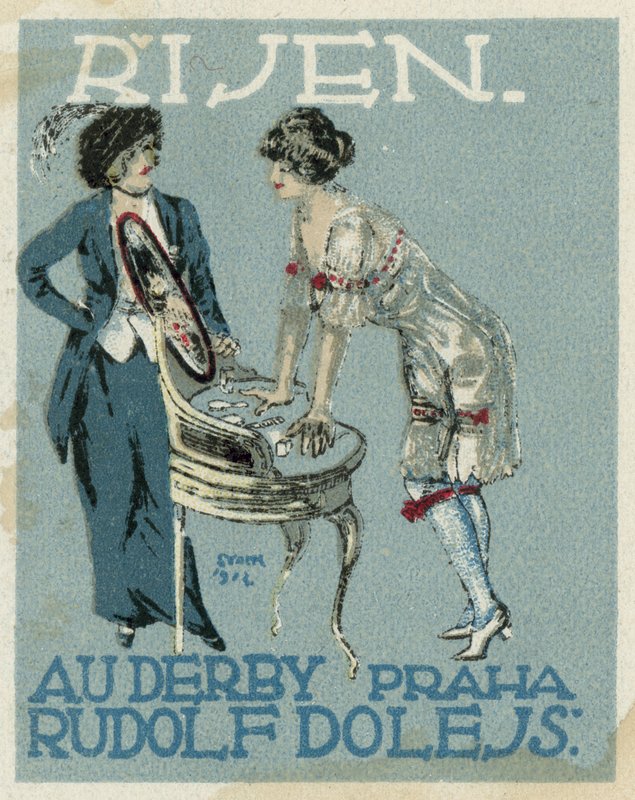 Ekim. Au Derby Rudolf Dole modası, Prag by Czech School