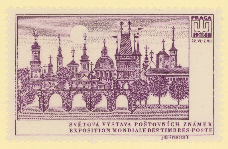 Dünya Posta Pulu Sergisi, Prag, 1968 by Czech School