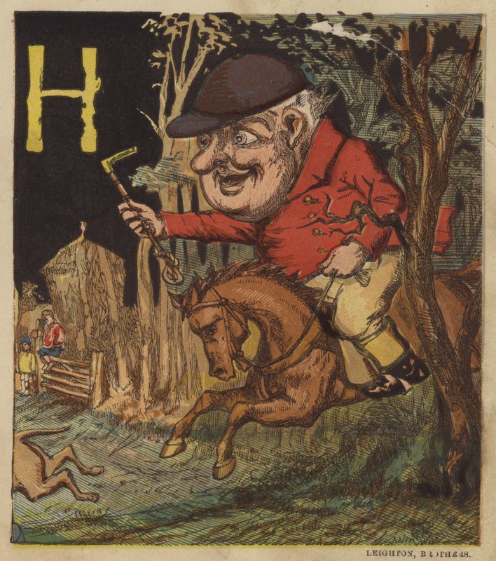 H avcı içindir (renkli taş) by Dalziel Brothers (after)