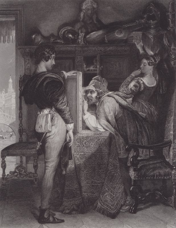 Salvator Rosa (gravür) by Daniel (after) Maclise
