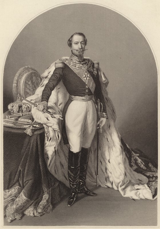 Louis-Napoleon Bonaparte (gravür) by Daniel John. Pound