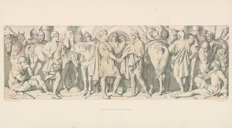 Harold ve Dük William Tanışıyor by Daniel Maclise
