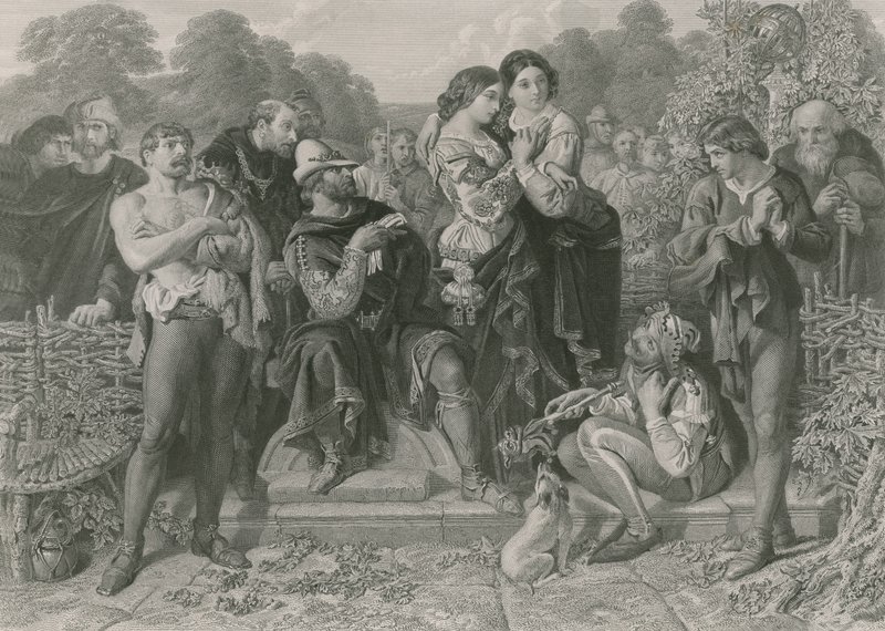 Orlando ve Güreşçi, İstediğiniz Gibi by Daniel Maclise