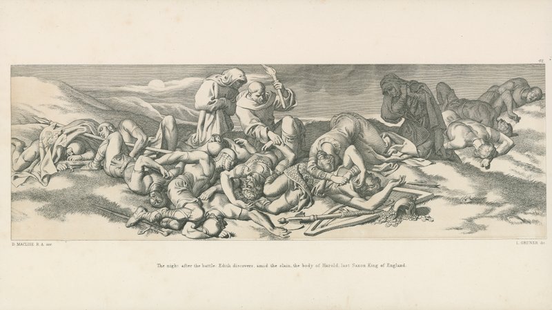 Şelale ve sığır by Daniel Maclise