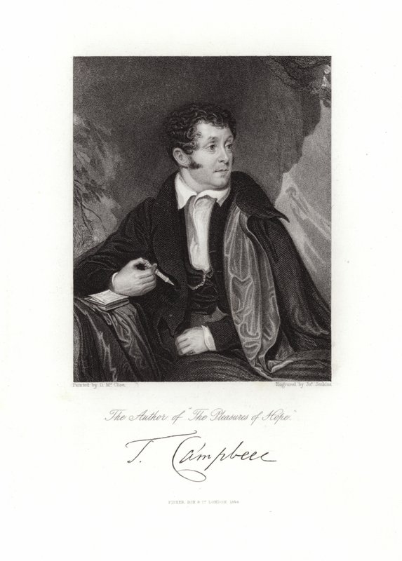 Thomas Campbell by Daniel Maclise